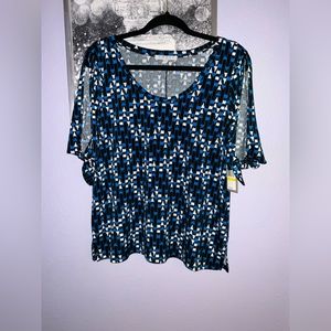 CHAUS NWT BLOUSE TOP